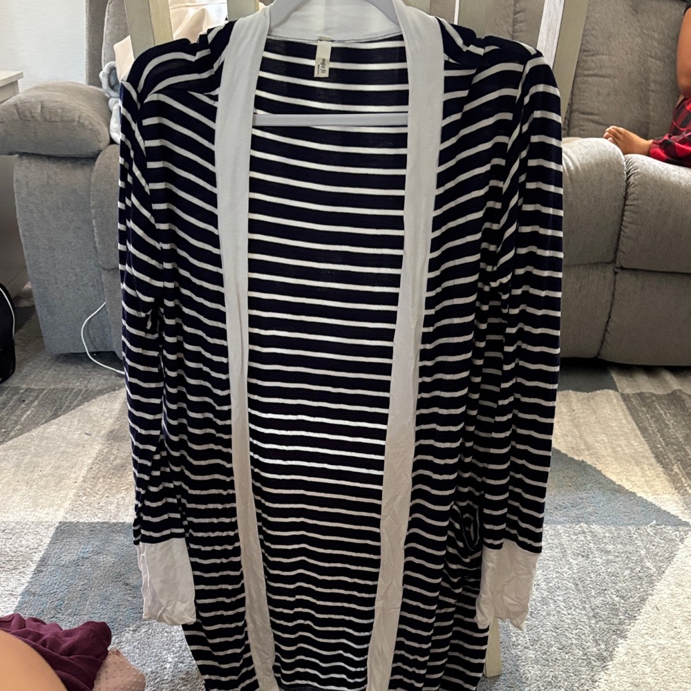 Magic Fit Navy and White Striped Camisole